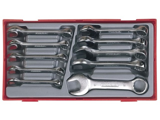 [TENTT6010M] TT6010M Metric Midget Combination Spanner Set, 10 Piece