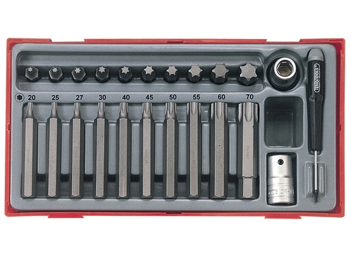 [TENTTTX23] TTTX23 TX Bit Socket Set, 23 Piece - 1/2in Drive