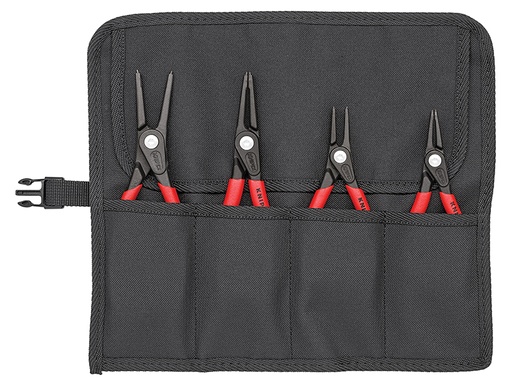 [KPX001957] Precision Circlip Pliers Set in Roll, 4 Piece