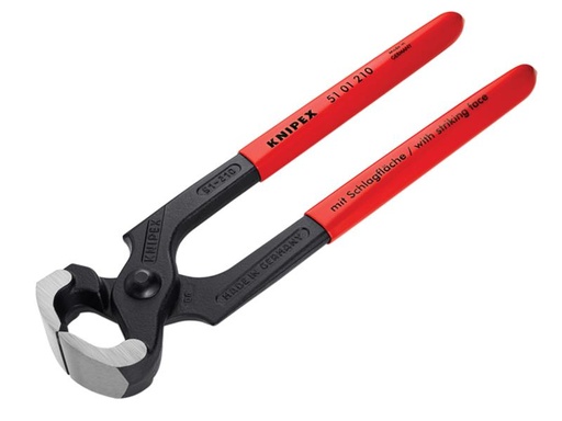 [KPX5101210] Hammerhead Style Carpenter's Pincers PVC Grip 210mm (8.1/4in)