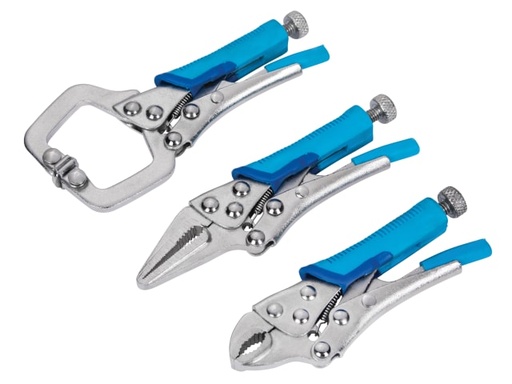 [B/S6528] Mini Locking Pliers Set, 3 Piece