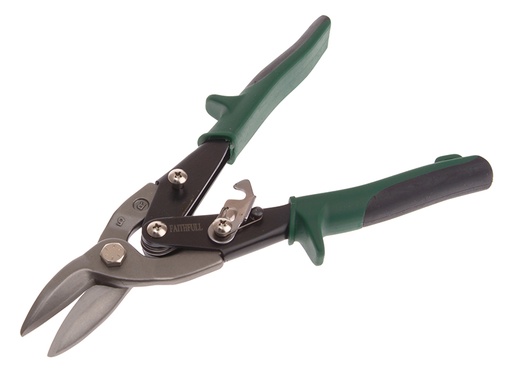 [FAIAS10G] Green Compound Aviation Snips Right Cut 250mm (10in)