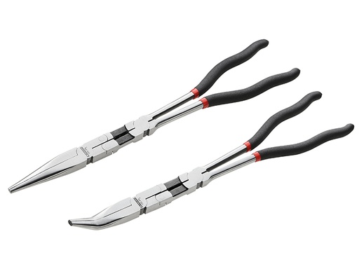 [FCM1852L] Double Jointed Extra Long Half-Round Nose Pliers Set, 2 Piece