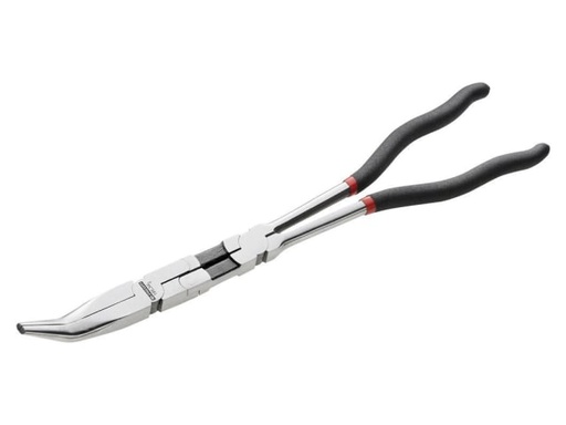 [FCM19534L] Double Jointed Extra Long Half-Round Nose Pliers 45° Angle 340mm