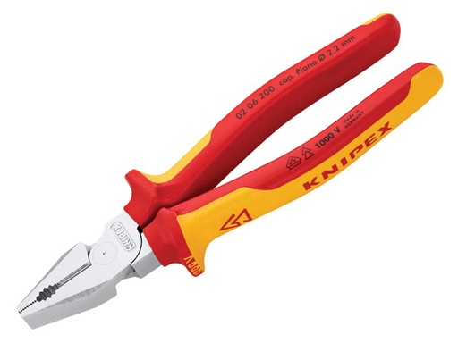 [KPX0206200] VDE High Leverage Combination Pliers 200mm