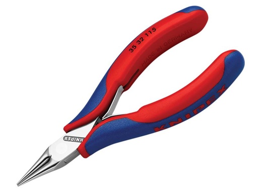 [KPX3532115] Round Nose Electronics Pliers Multi-Component Grip 115mm