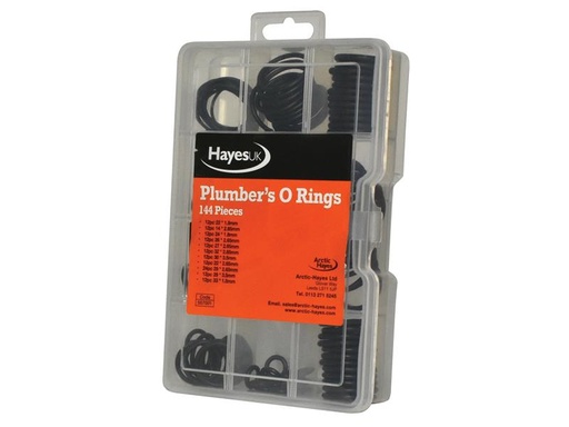 [ARC557001] Plumber's O-Ring Kit, 144 Piece