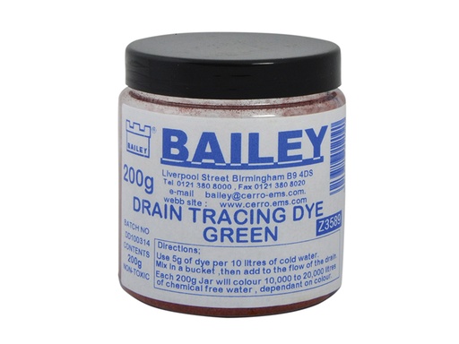 [BAI3589] 3589 Drain Tracing Dye - Green