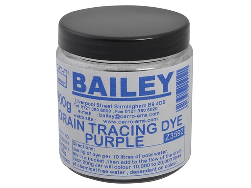 [BAI3592] 3592 Drain Tracing Dye - Purple