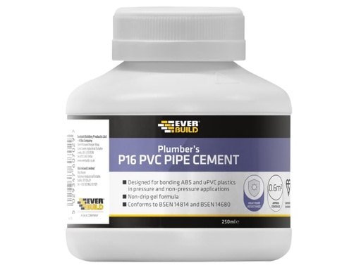 [EVBP16PIPE] P16 Plumber's PVC Pipe Cement 250ml