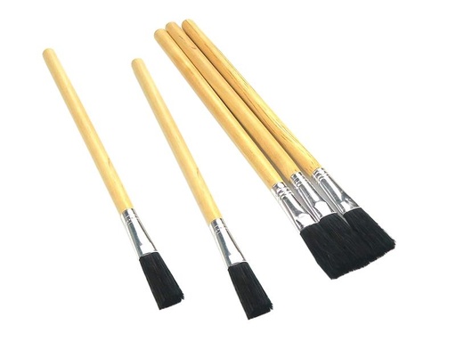 [MON3015] 3015M Wood Handle Flux Brushes (Pack 5)