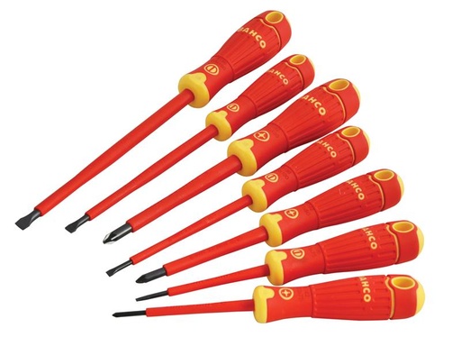 [BAH220017] B220.017 BAHCOFIT Insulated Screwdriver Set, 7 Piece