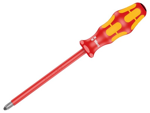 [WER006166] Kraftform Plus 165i VDE Insulated Screwdriver Pozidriv Tip PZ3 x 150mm