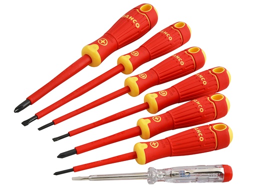 [BAH220027] B220.027 BAHCOFIT Insulated Screwdriver Set, 7 Piece