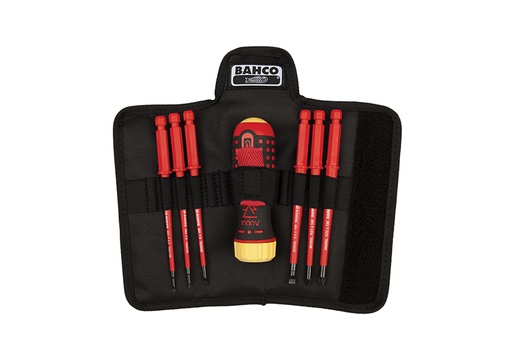 [BAH808061] Insulated Ratcheting Screwdriver Set, 6 Piece