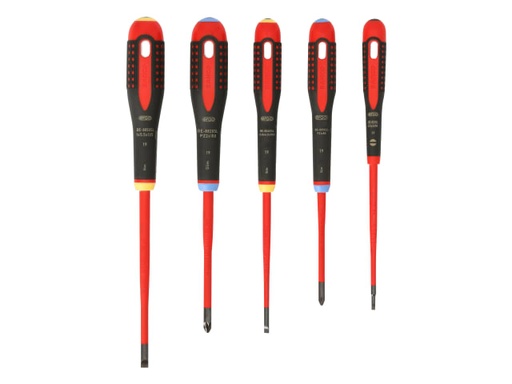 [BAH9882SL] BE-9882SL ERGO Slim VDE Insulated Screwdriver Set, 5 Piece