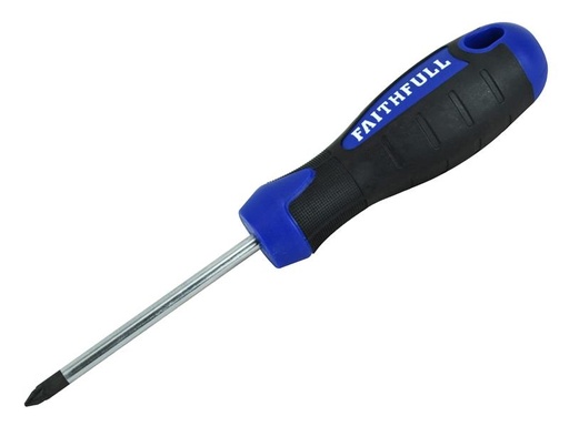 [FAISDPZ1] Soft Grip Screwdriver Pozidriv Tip PZ1 x 75mm