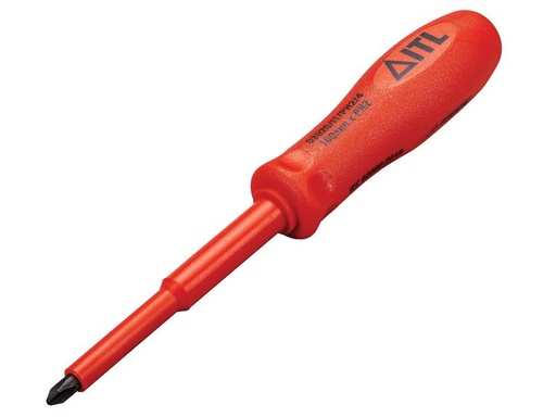 [ITL02020] Insulated Screwdriver Phillips No.2 x 100mm (4in)