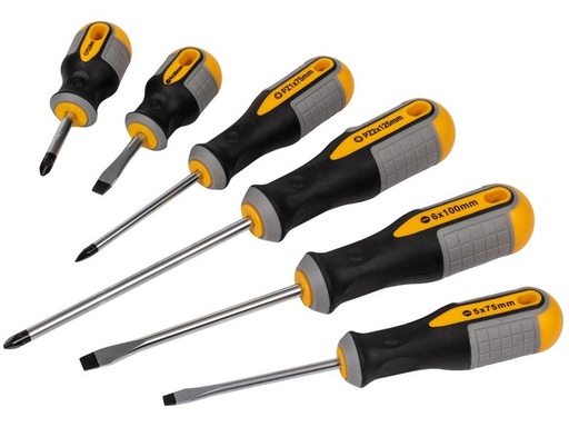 [ROU22198] Screwdriver Set, 6 Piece