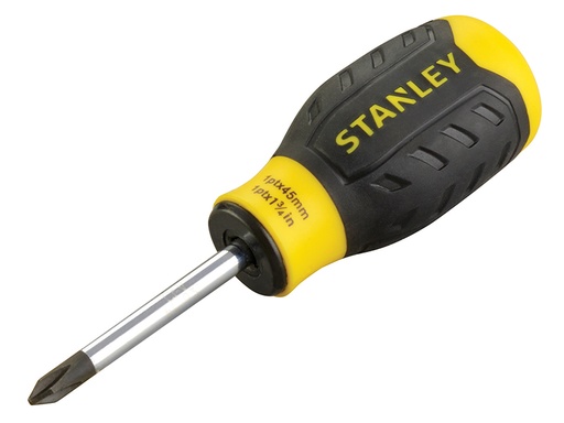 [STA064931] Cushion Grip Stubby Screwdriver Phillips Tip PH1 x 45mm