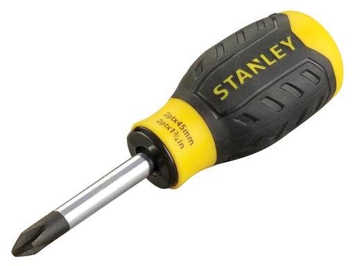 [STA064934] Cushion Grip Stubby Screwdriver Phillips Tip PH2 x 45mm