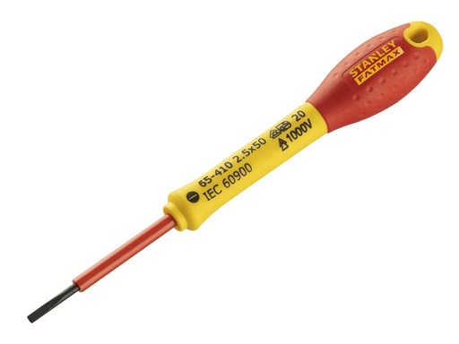 [STA065410] FatMax® VDE Insulated Screwdriver Parallel Tip 2.5 x 50mm