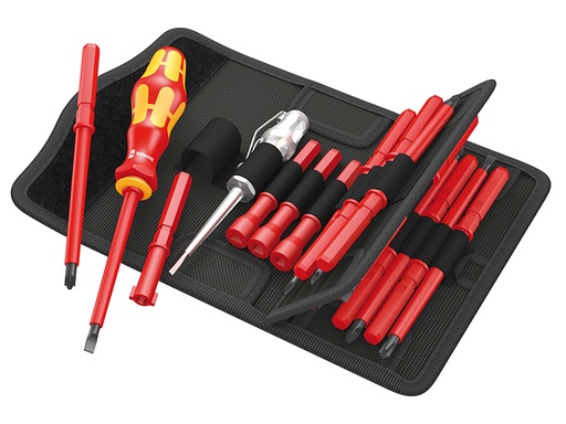 [WER003471] Kraftform VDE Kompakt Interchangeable Screwdriver Set, 18 Piece