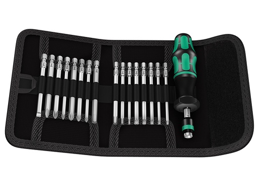 [WER059293] Kraftform Kompakt 60 Torque Screwdriver Set, 17 Piece 1.2-3.0Nm