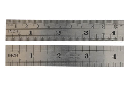 [FIS12424] F124ME Steel Rule 600mm / 24in