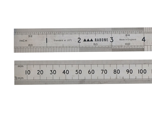 [STA035400] 64R Rustless Rule 150mm / 6in