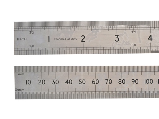 [STA035406] 64SR Chrome Rule 1m/39in