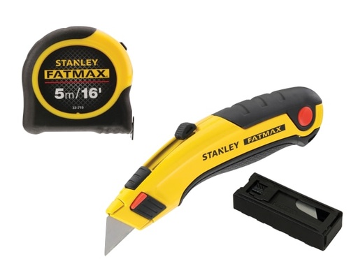 [STA043257TP] FatMax® Triple Pack - Tape, Retractable Knife and Blades