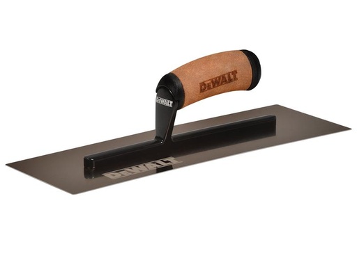 [DDW2972] Curved Gold Stainless Steel Finishing Trowel 14in