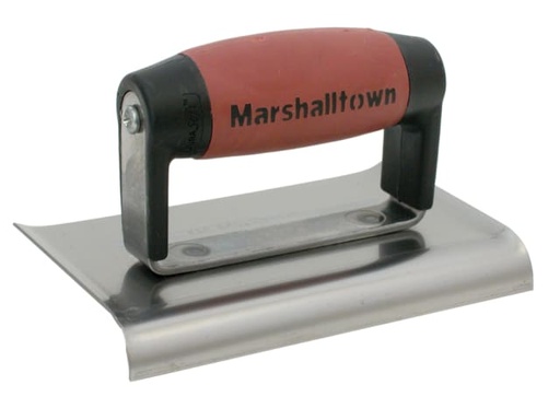 [M/T136D] M136D Cement Edger Curved End DuraSoft® Handle 6 x 3in