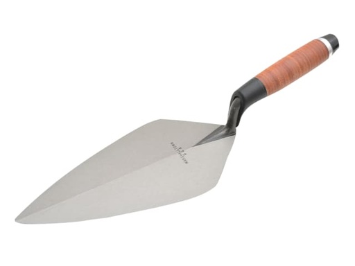 [M/T34L11] 34L Wide London Pattern Brick Trowel Leather Handle 11in