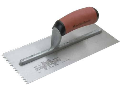 [M/T701SD] M701SD V 3/16in Notched Trowel DuraSoft® Handle 11 x 4.1/2in