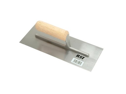 [RST124C] Plasterer's Finishing Trowel Straight Wooden Handle 11 x 4.1/2in