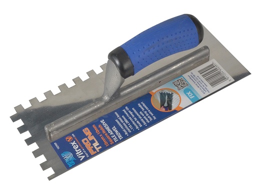 [VIT102909] Professional Stainless Steel Adhesive Trowel Square Notches 10mm