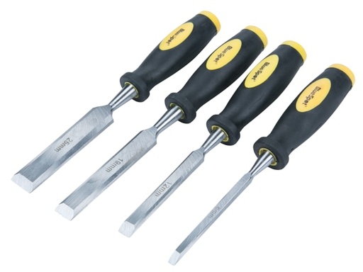 [B/S28004] Chisel Set Double Colour Handle Set, 4 Piece