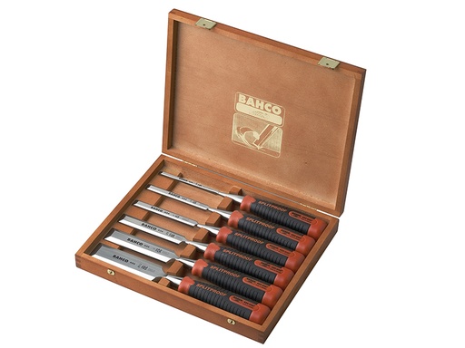 [BAH434S6] 434 Bevel Edge Chisel Set, 6 Piece