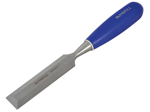 [FAIWCB1] Bevel Edge Chisel Blue Grip 25mm (1 in)