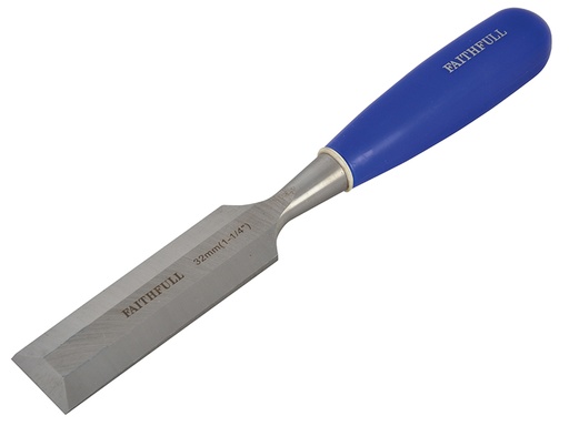 [FAIWCB114] Bevel Edge Chisel Blue Grip 32mm (1.1/4in)