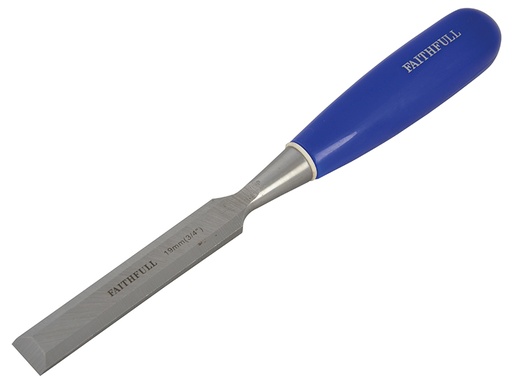 [FAIWCB34] Bevel Edge Chisel Blue Grip 19mm (3/4in)