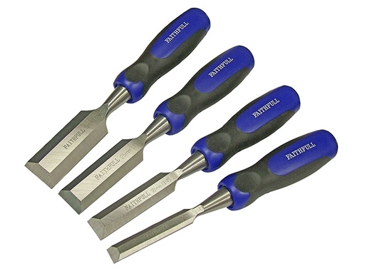 [FAIWCBUTTS4] Bevel Edge Butt Chisel Set, 4 Piece