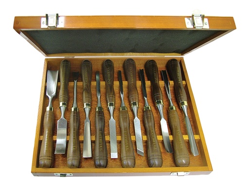 [FAIWCSET12] Woodcarving Set of 12 in Case