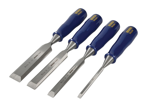 [MAR444S4] M444 Bevel Edge Chisel Blue Chip Handle Set, 4 Piece