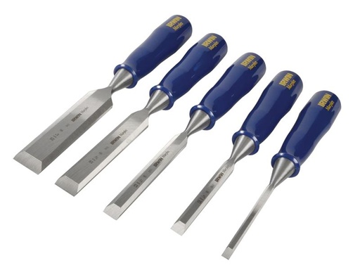 [MAR444S5] M444 Bevel Edge Chisel Blue Chip Handle Set, 5 Piece