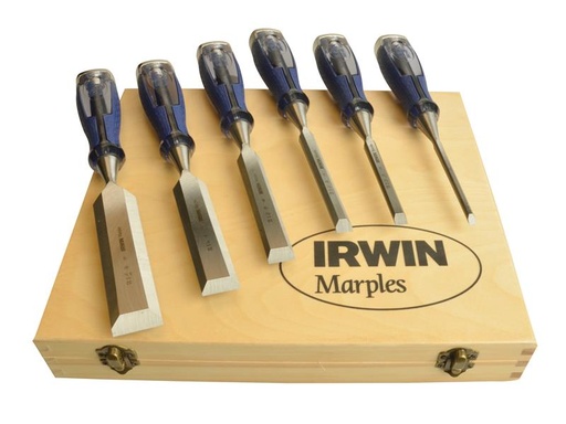 [MAR750S6] M750 Splitproof Pro Bevel Edge Chisel Set, 6 Piece