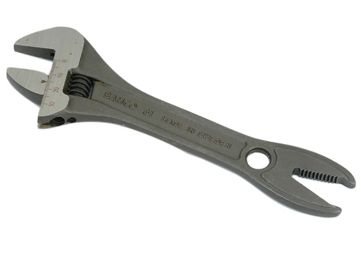 [BAHB31] 31 Black Adjustable Wrench Alligator Jaw 200mm (8in)