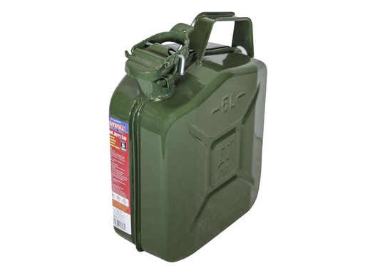 [FAIAUJERRY5] Green Jerry Can - Metal 5 litre